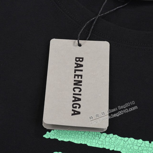 Balenciaga專櫃巴黎世家2023SS新款印花T恤 男女同款 tzy2798